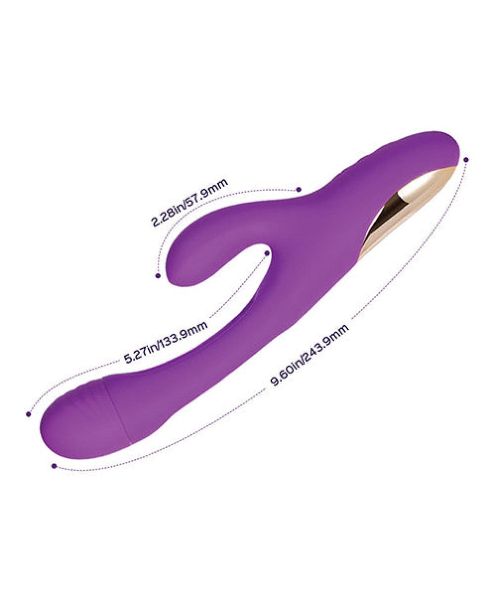 Bora G-spot Tapping Rabbit Vibrator - Purple - SEX LOVE DOLLS