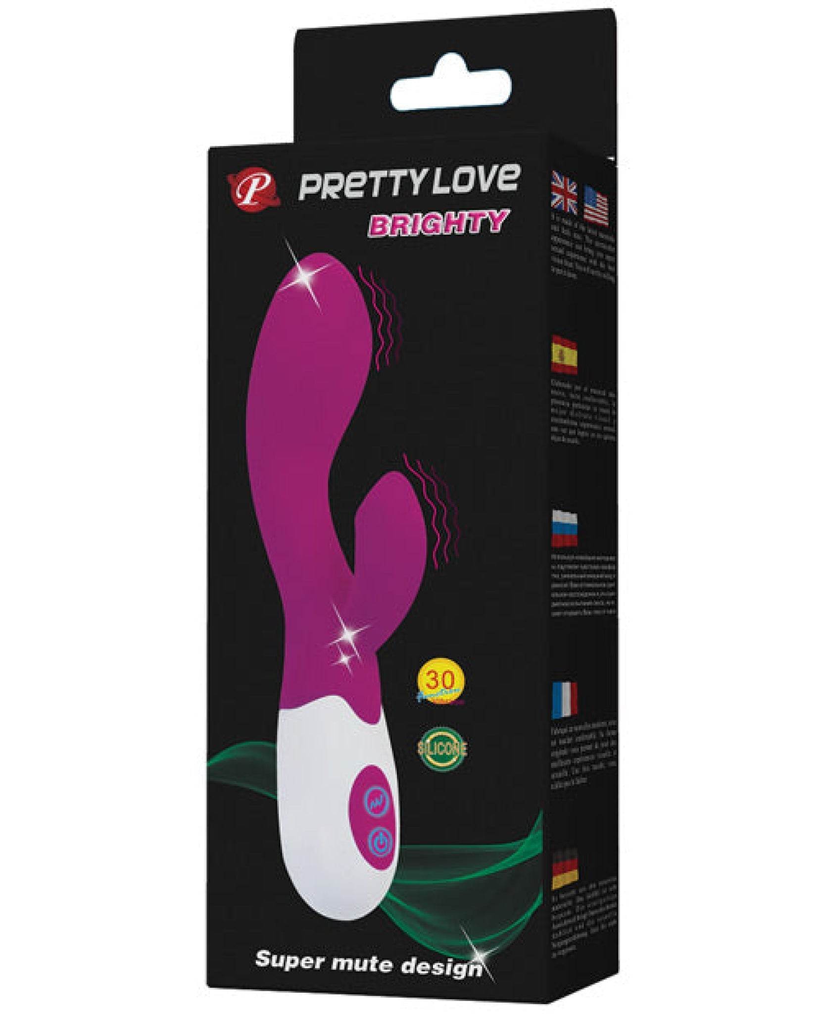 Pretty Love Brighty Vibrator - Fuchsia - SEX LOVE DOLLS