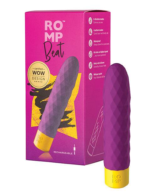 ROMP Beat Bullet Vibrator - Purple - SEX LOVE DOLLS
