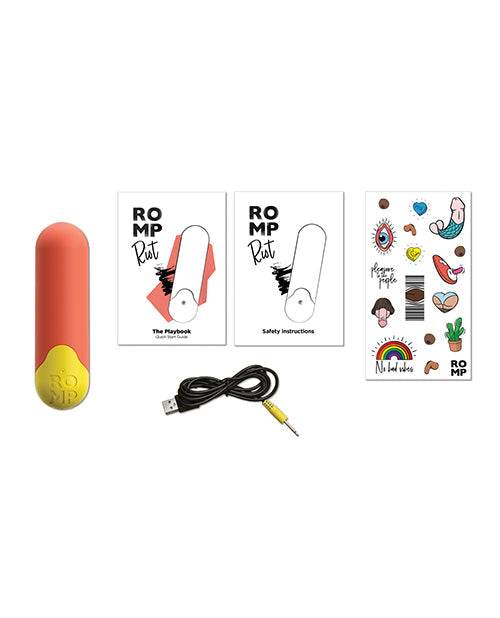Romp Riot Bullet Vibrator - Orange - SEX LOVE DOLLS
