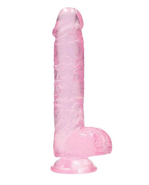 Shots Realrock Realistic Crystal Clear Dildo W/balls - SEX LOVE DOLLS