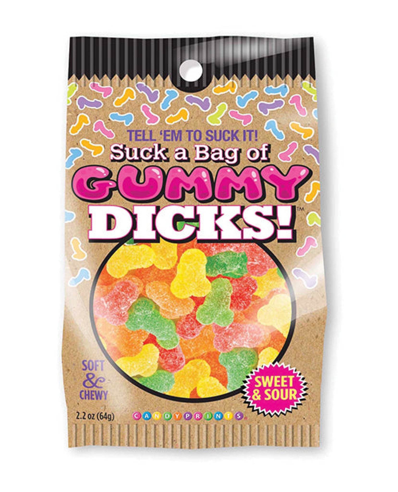 Suck A Bag Of Gummy Dicks - 2.2 Oz - SEX LOVE DOLLS