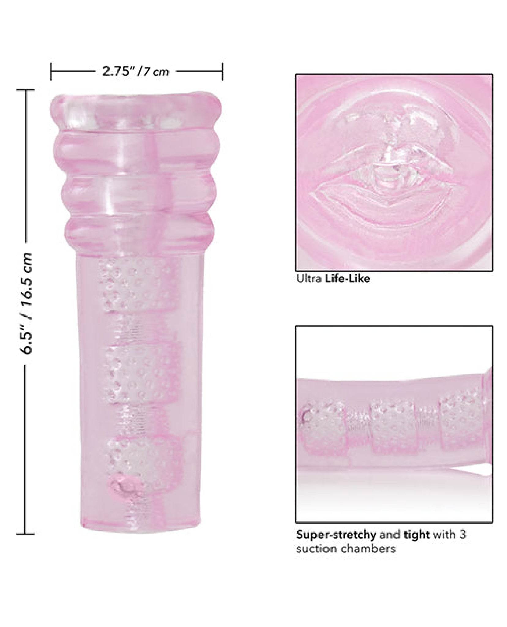 Sue Johanson Super Head Honcho - Pink - SEX LOVE DOLLS