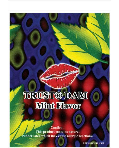 Trust Dam Latex Dental Dam - Mint - SEX LOVE DOLLS