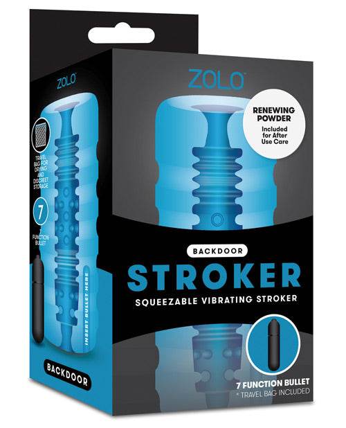 ZOLO Backdoor Squeezable Vibrating Stroker - SEX LOVE DOLLS