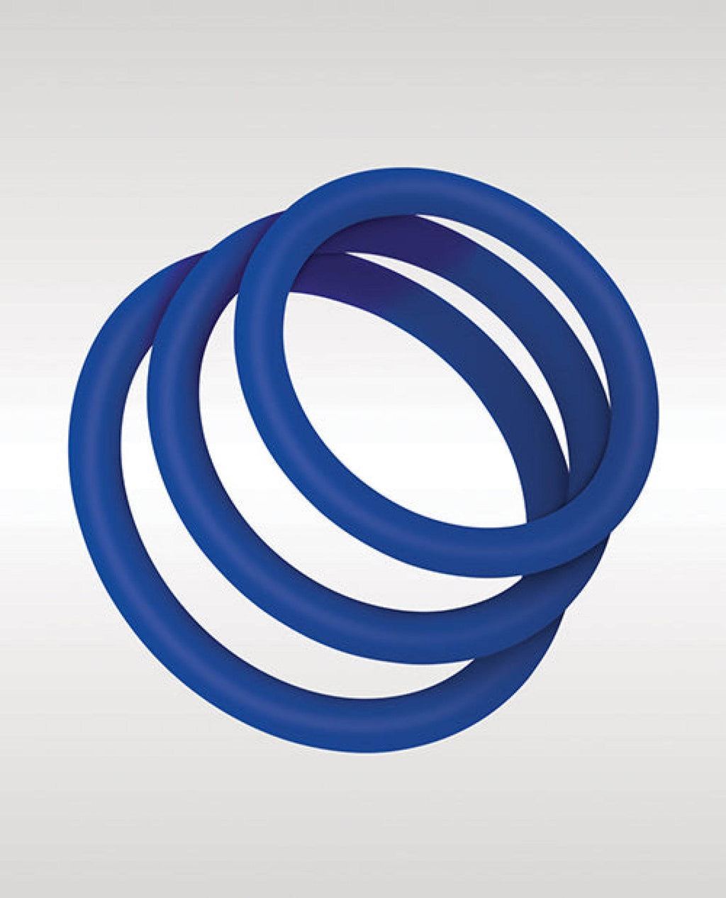 Zolo Stretchy Silicone Cock Rings - Blue - SEX LOVE DOLLS