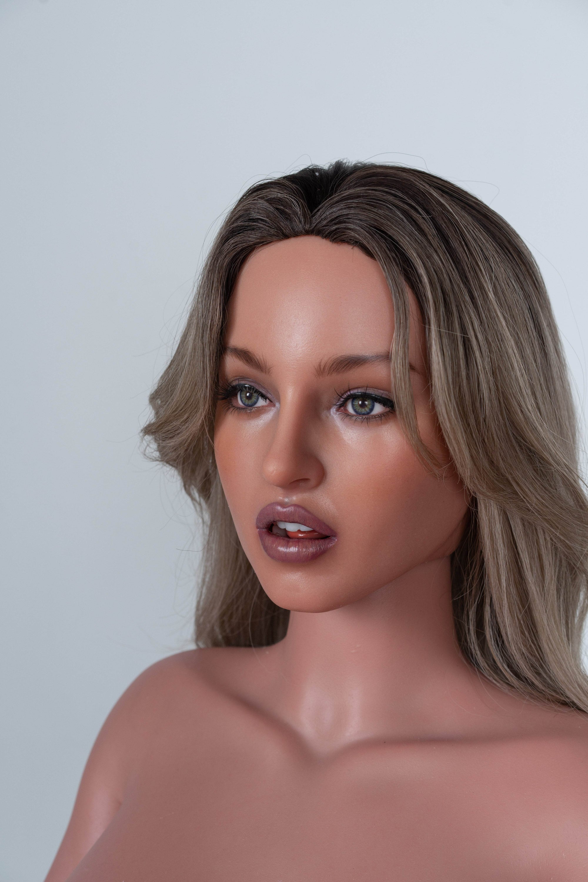 160cm/5ft2 J-cup Realistic Tan BBW Curvy Blonde Sex Doll SLE2.0-ZXE204_1[USA STOCK] - SEX LOVE DOLLS