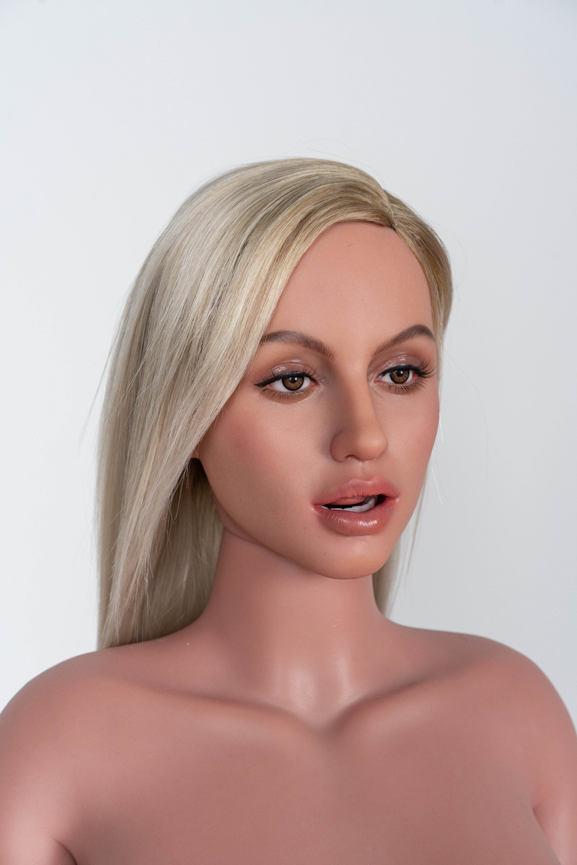 160cm/5ft2 J-cup Realistic Tan BBW Curvy Blonde Sex Doll SLE2.0-ZXE205_1[USA STOCK] - SEX LOVE DOLLS